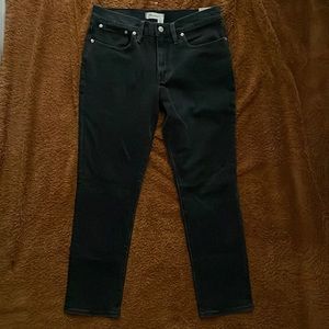 NWT Madewell Tomboy Straight Black Jeans